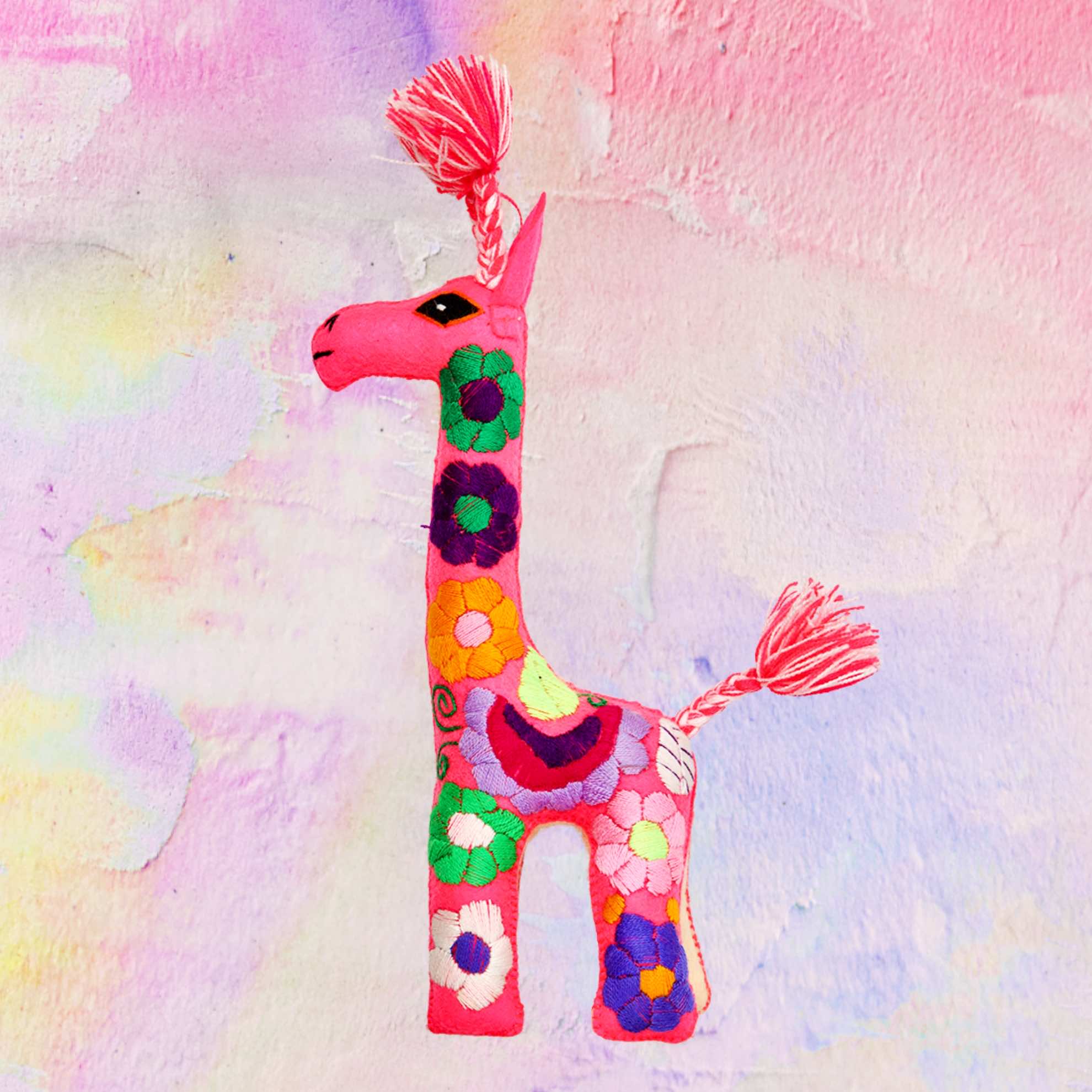 Coloriage Numéroté Avec Une Jolie Girafe