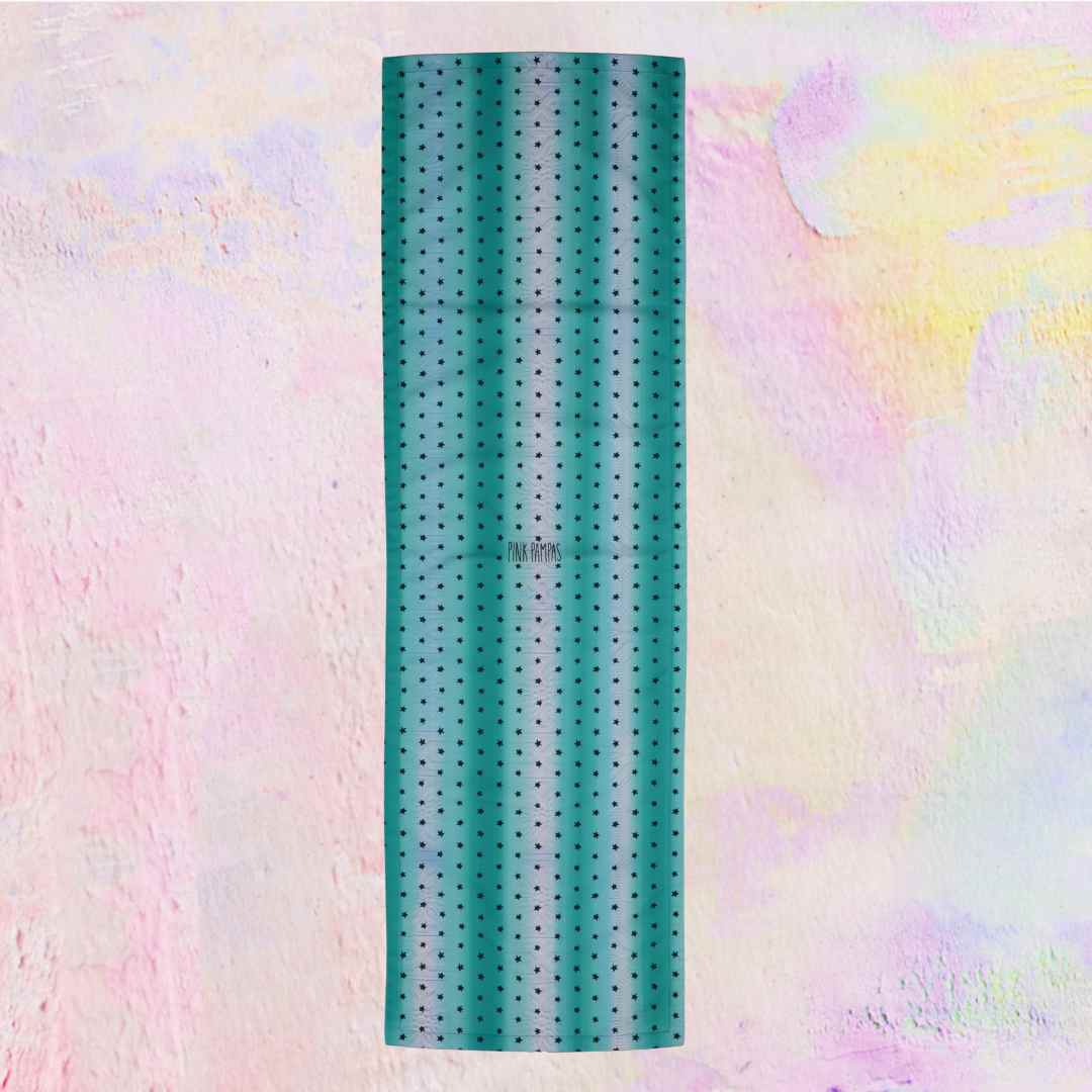 Table Runner Stardust Turquoise