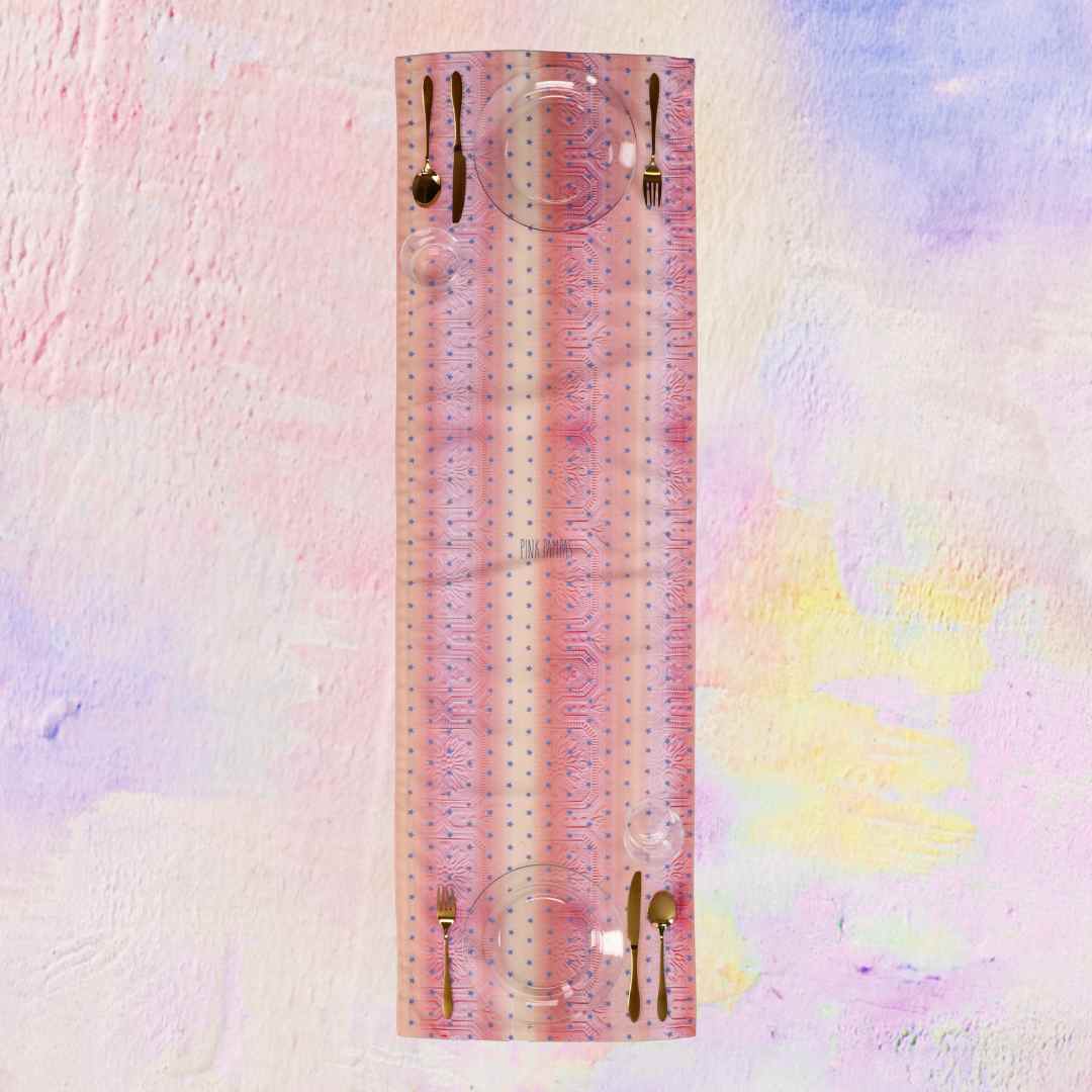 Table Runner Opal Pink